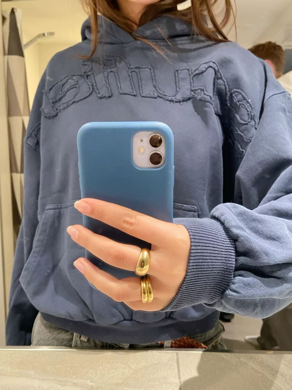 Scuffers Blue Hoodie