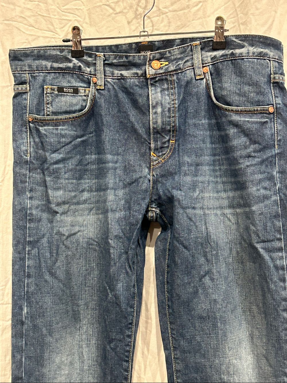 Hugo Boss Blue Regular Fit Jeans