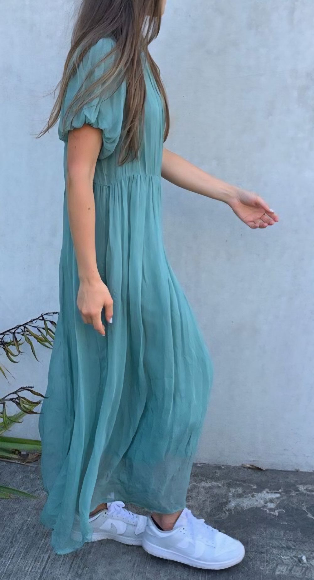 MAX chiffon midi/maxi dress