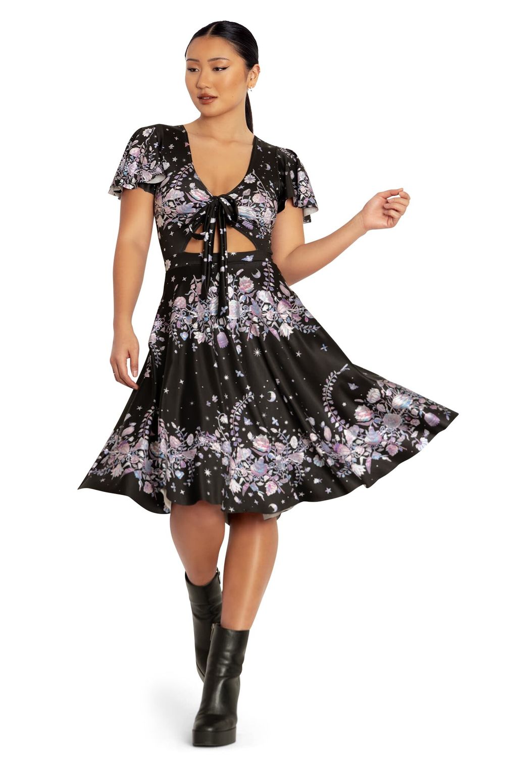 BLACK MILK Mother of Pearl Rio Midi Dress