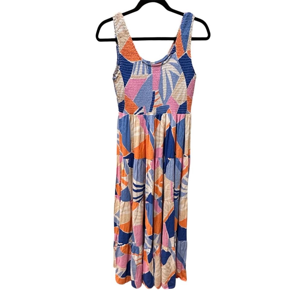 Mister Zimi Paris Tropicola lilac Multi Sleeveless Maxi SunDress-Resort, summer casual day wear