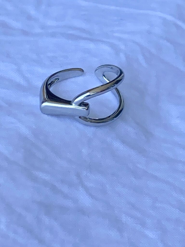 ✨ Minimalist Silver Statement Ring ✨  Upgrade your vibe with this sleek, real silver ring that perfectly blends modern elegance with everyday chic. Designed with a free size for a comfy, adjustable fit, this ring is a must-have for anyone who loves timele