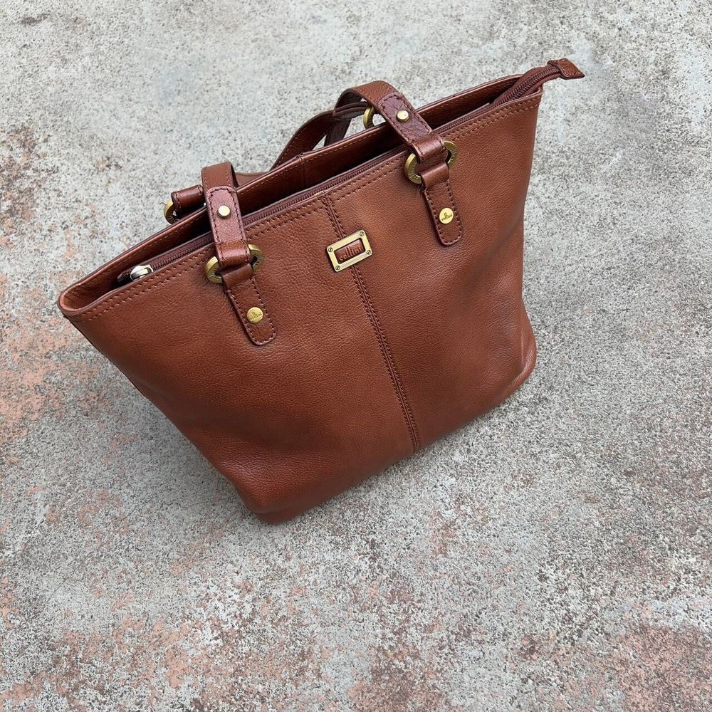 Cellini cowhide leather tote bag