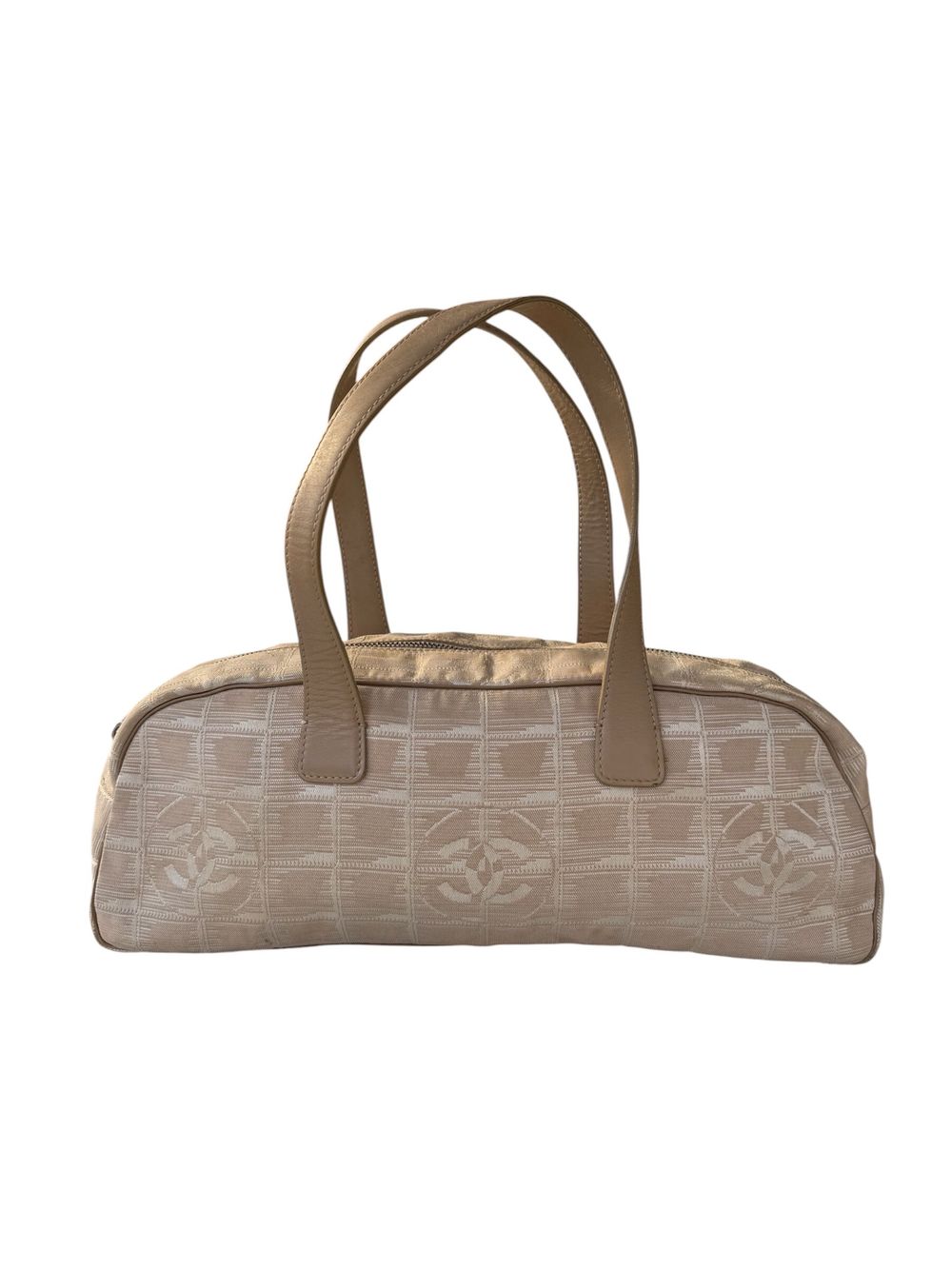 Chanel travel line beige handbag vintage