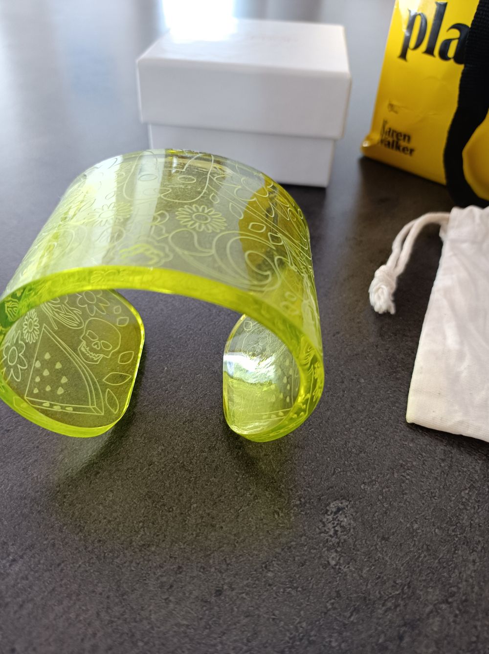 Perspex Cat Cuff by Karen Walker
