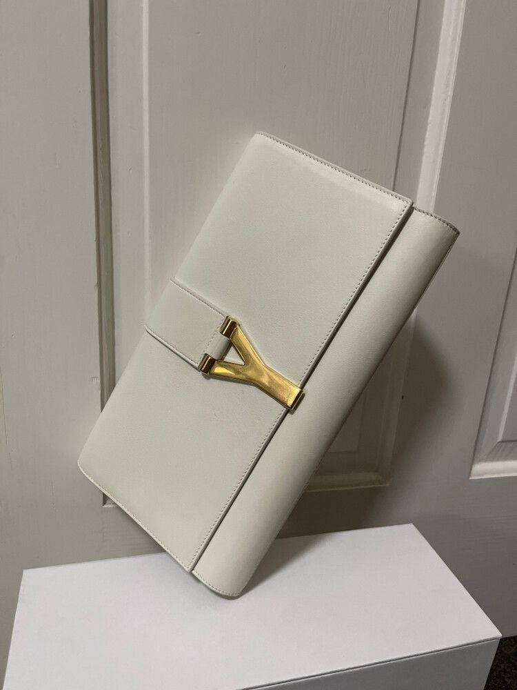 Saint Laurent Y Logo Clutch