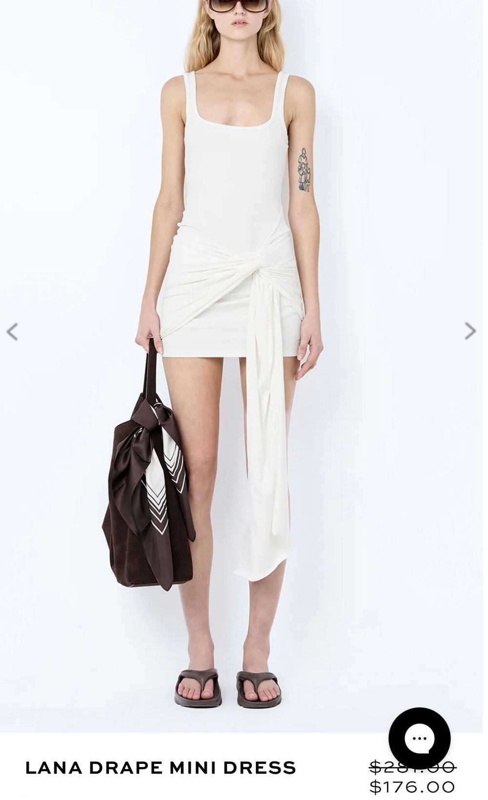 Bec + Bridge Lana Drape Mini Dress