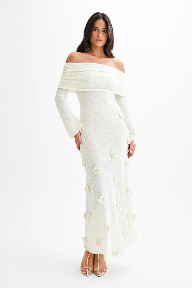 MESHKI Kiki Dress - ivory