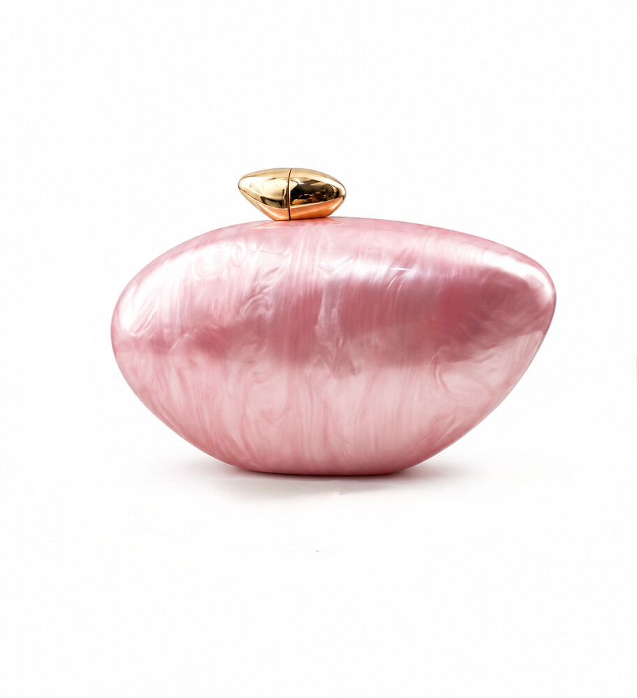 Rosalie Pink Acrylic Clutch
