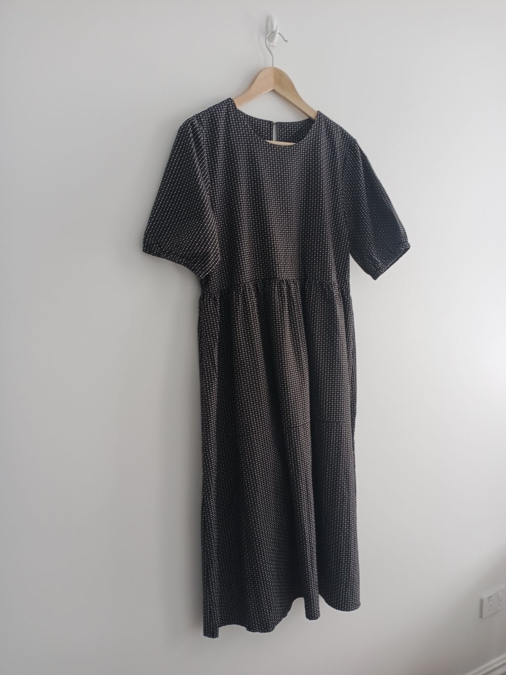 Thing Thing Black Check Dress