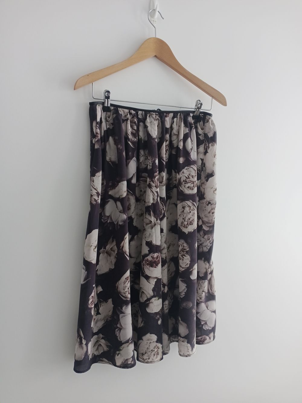 Juliette Hogan Black Floral Skirt