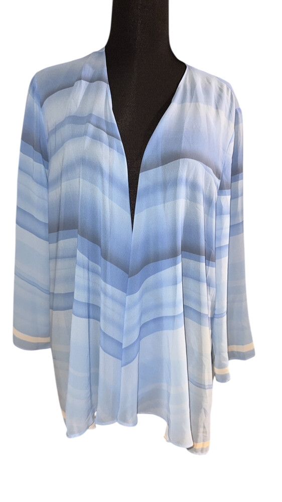 Liz Jordan Open Front Jacket Thin Overlay 16