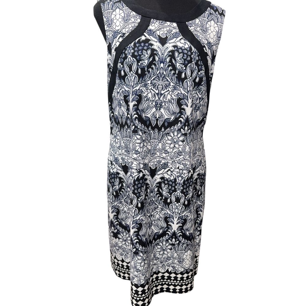 David Lawrence Black and White Dress Size M