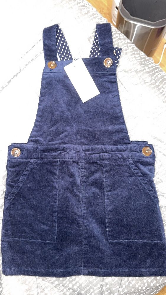 Seed Heritage Navy overall  Dress kids sz 5 new tags
