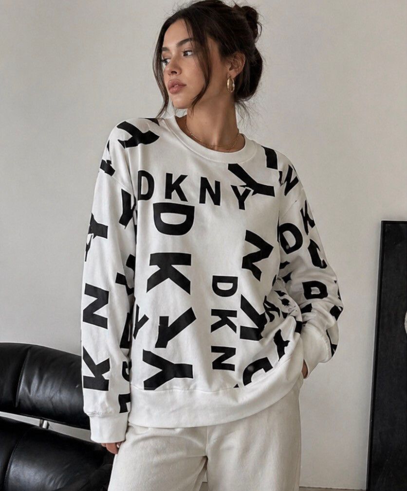 DKNY The Everywhere Sweatshirt Sz S casual baggy fit