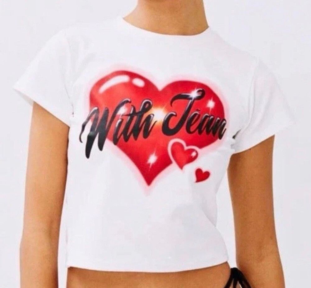 with Jean ladies small tshirt