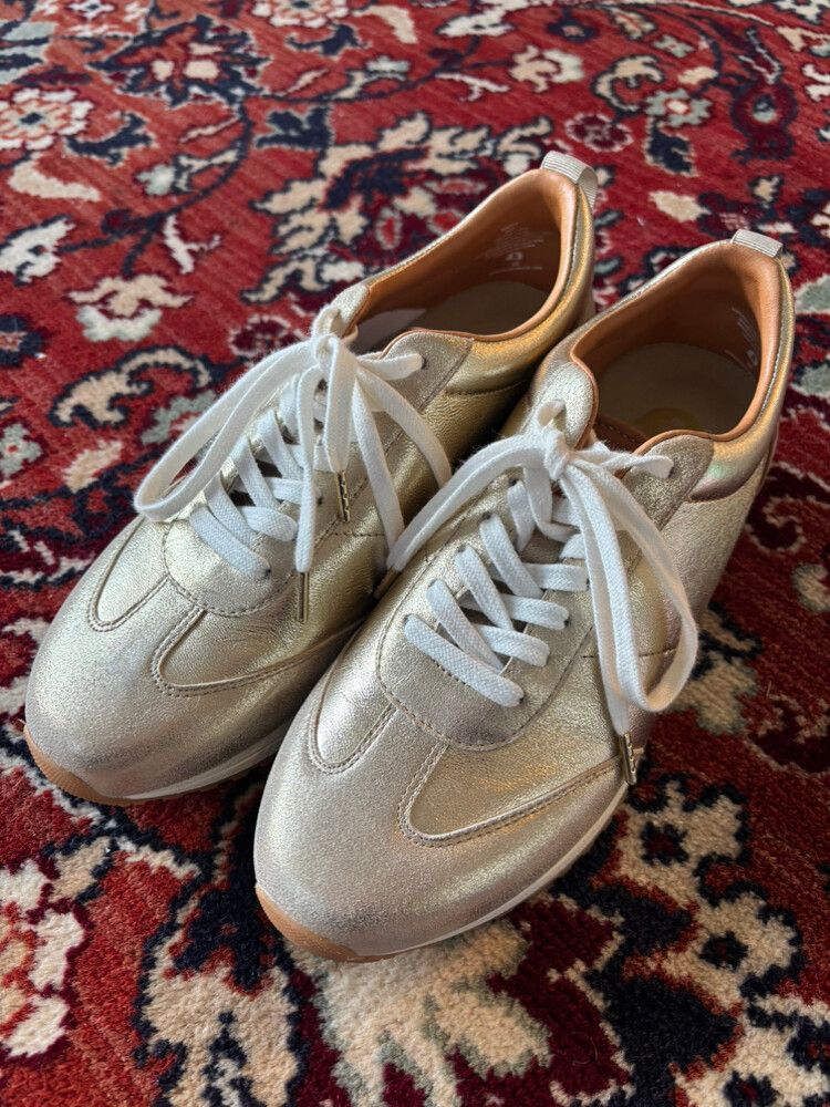 Bared Gold Sneakers