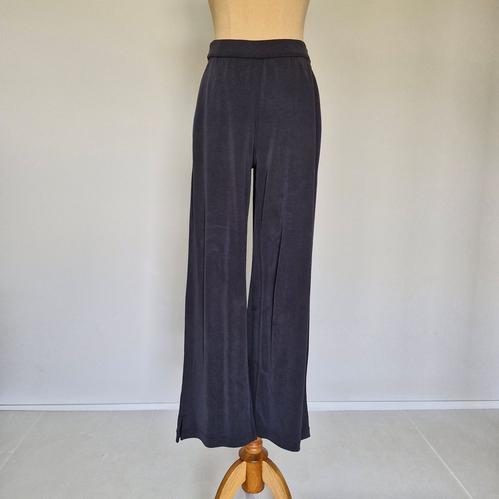 Lululemon Faded Blue-Grey Softstreme High-Rise Wide-Leg Pique Pant Size XS