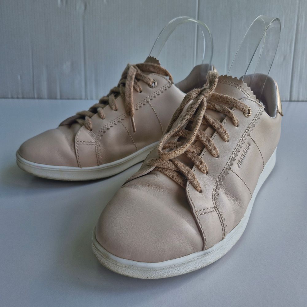 Frankie4 Jackie IV Blossom Pink Leather Low Top Sneakers Size 8