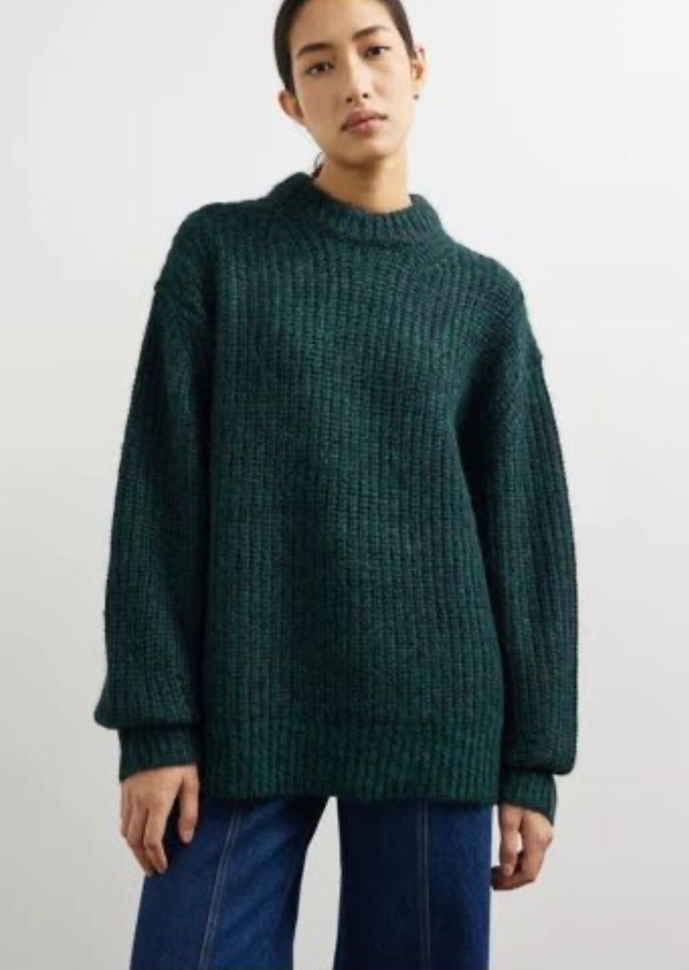 RRP$420 Camilla & Marc Designer Tamsin Boyfriend Jumper Wool Alpaca M - Near New