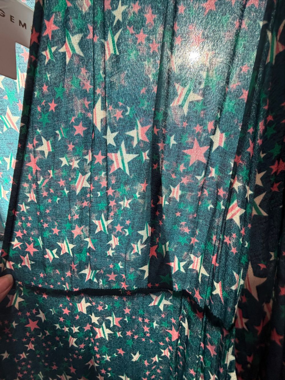 Stella + Gemma Green Star Print dress