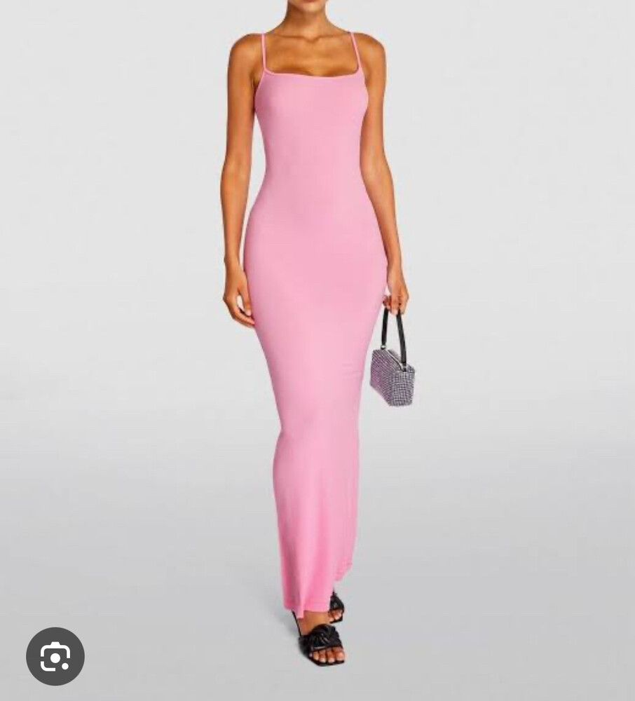 skims dress cotton candy Track Soft Lounge Mini Dress - Cotton Candy