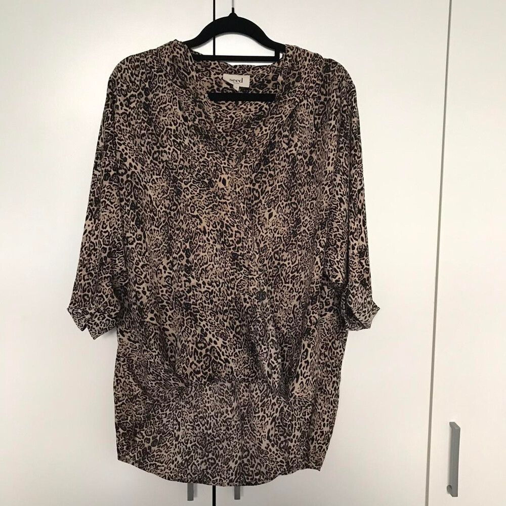 Seed Leopard Print Top