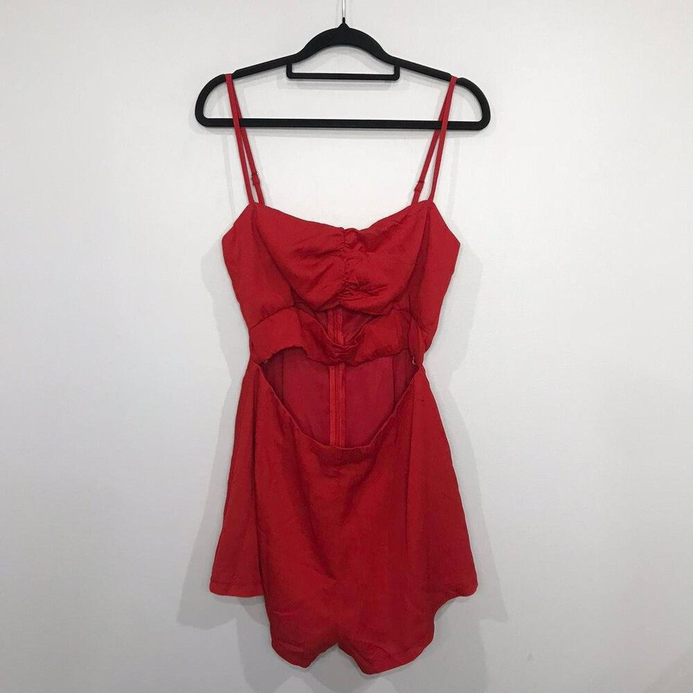 Princess Polly Red Playsuit