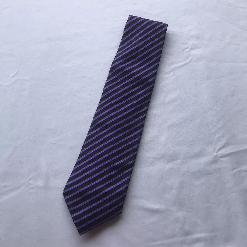 Bijoux Terner Purple Black Tie