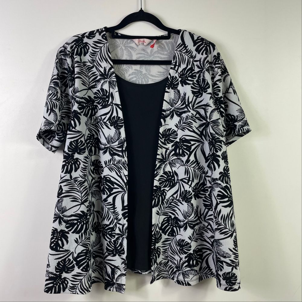 Millers Womens 2 In 1 Top & Cardigan