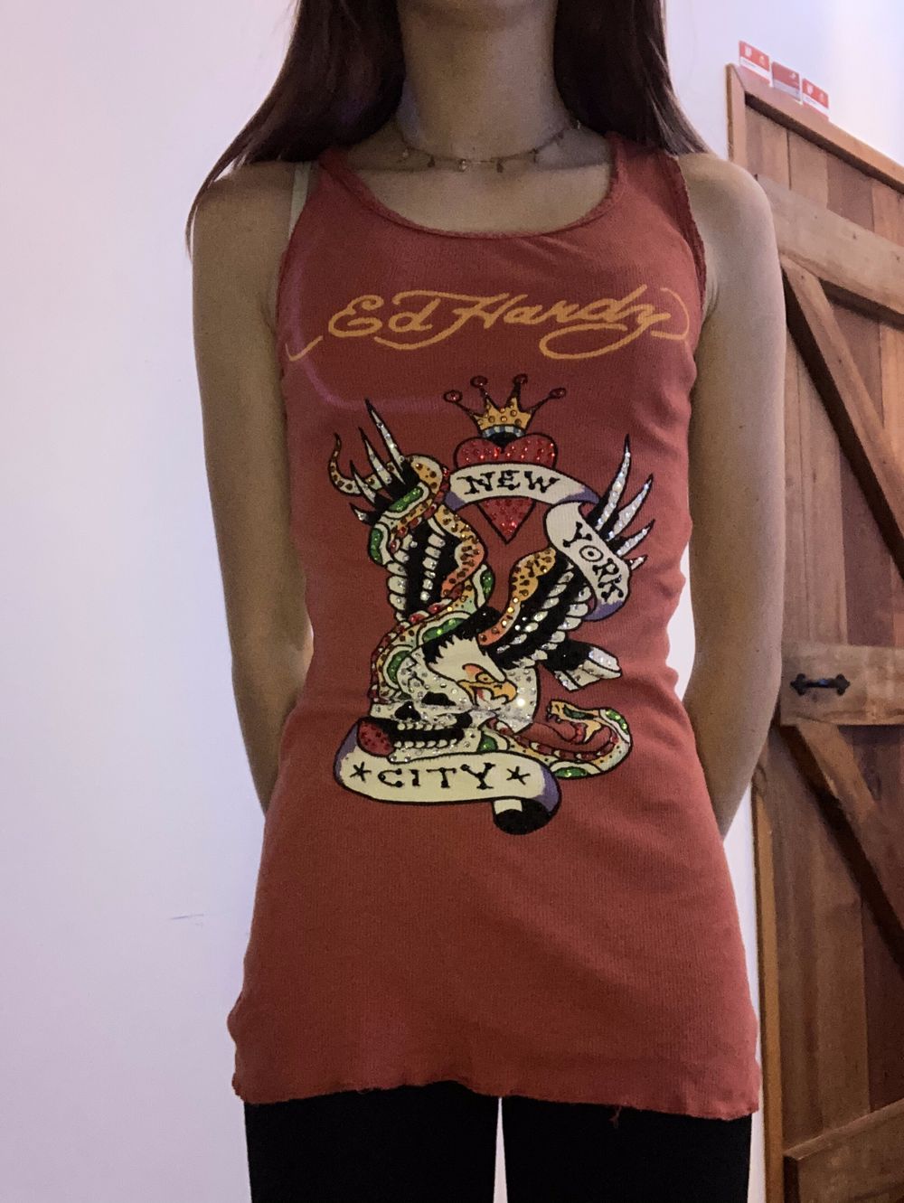 Christian Audigier (Ed Hardy Clothing line) - Orange NYC Top Ed Hardy on  Designer Wardrobe