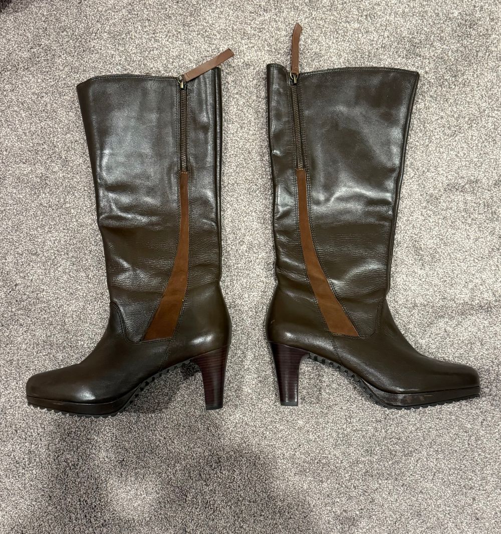 Mi Piaci Genuine Leather Brown Boots