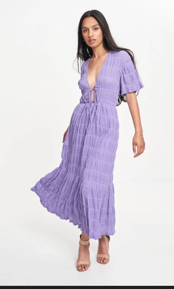 Mirella Purple Maxi Dress