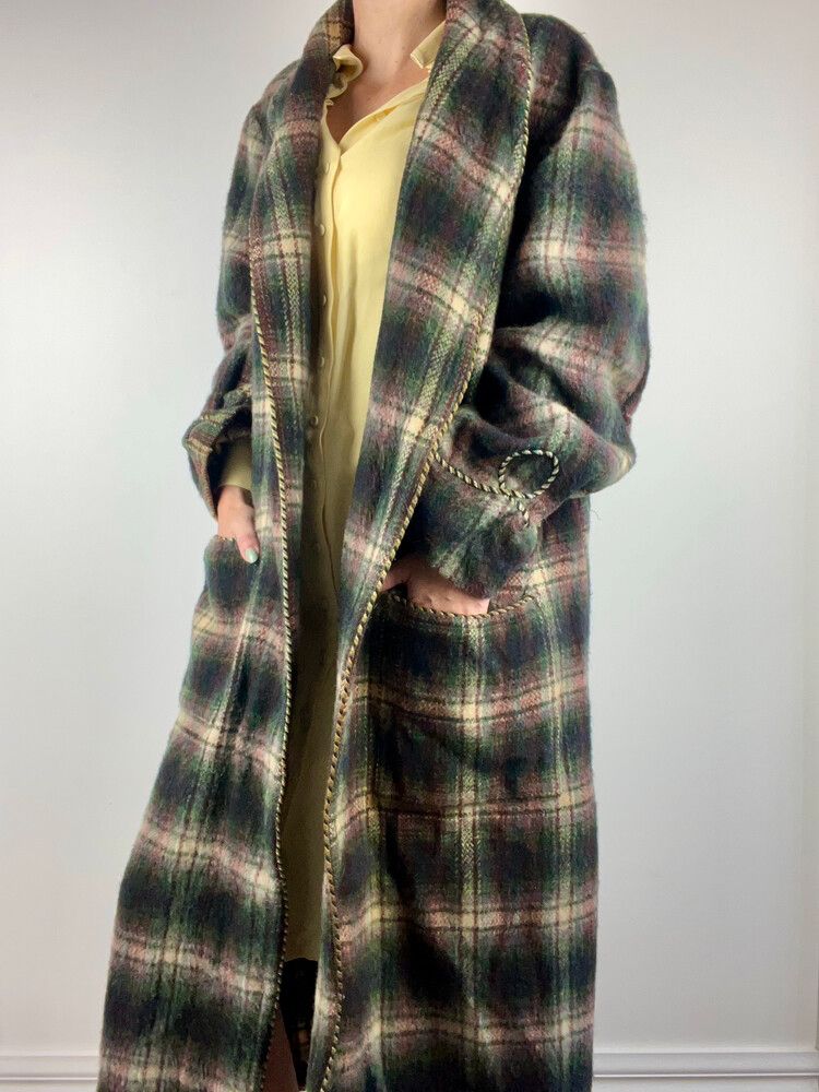 Vintage Wool Housecoat on Designer Wardrobe
