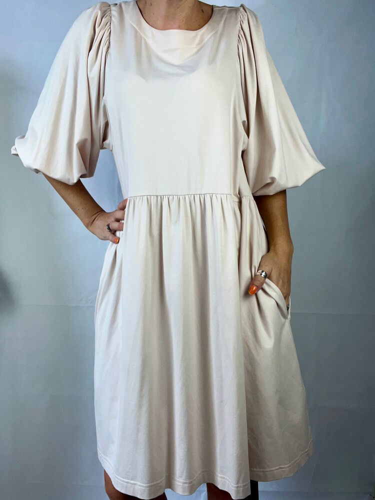 Mineral Balloon Sleeve Dress