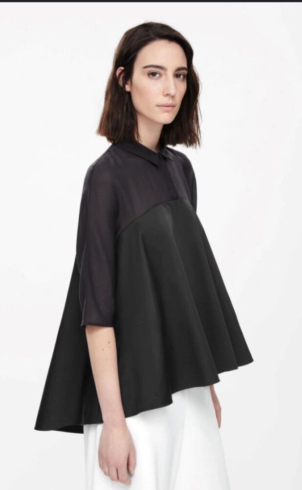 COS Cotton & Sheer Shirt
