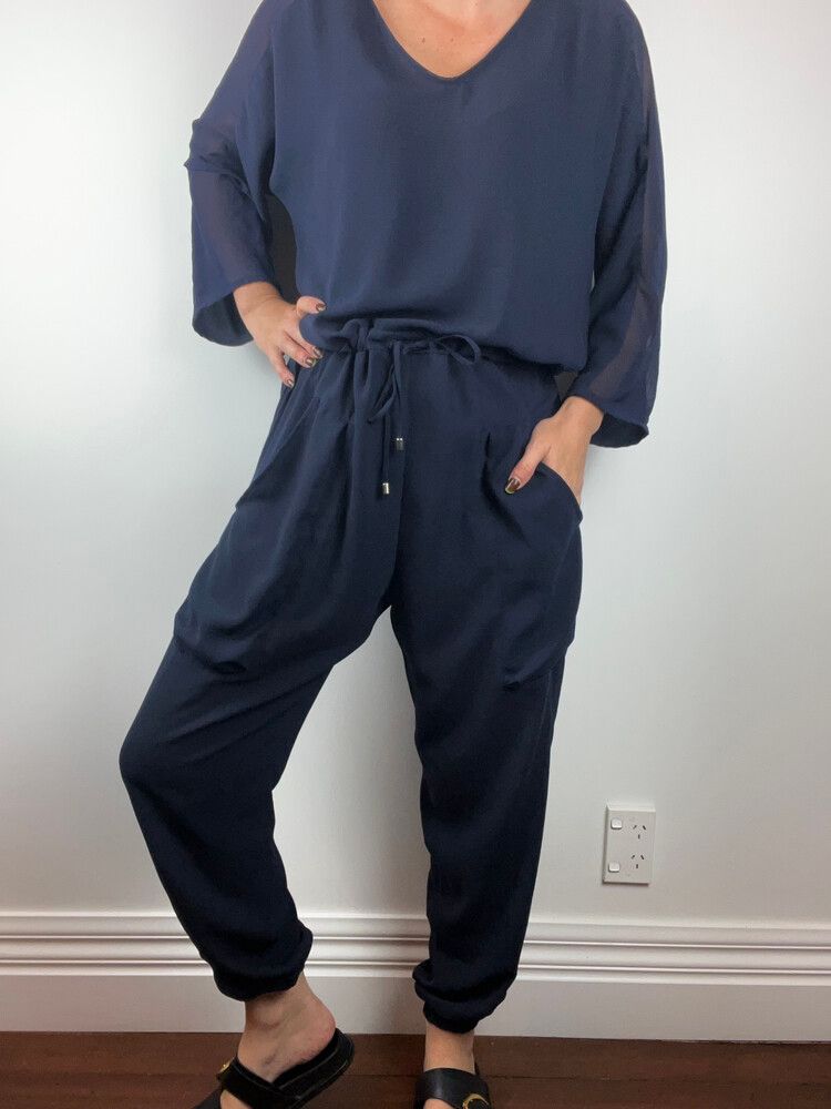 MOOCHI Navy Jumpsuit