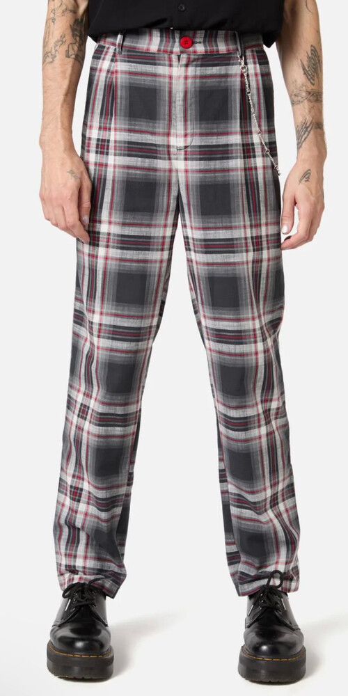 Dangerfield Cotton Check Pants