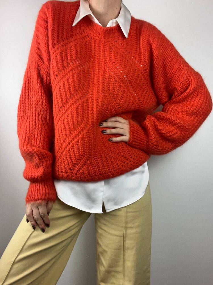 Orange Wool Jumper