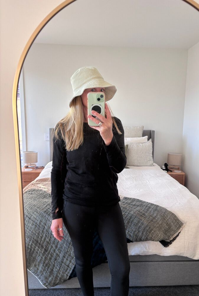 cream  corduroy bucket hat