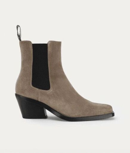 Rider Boot Shiitake Suede