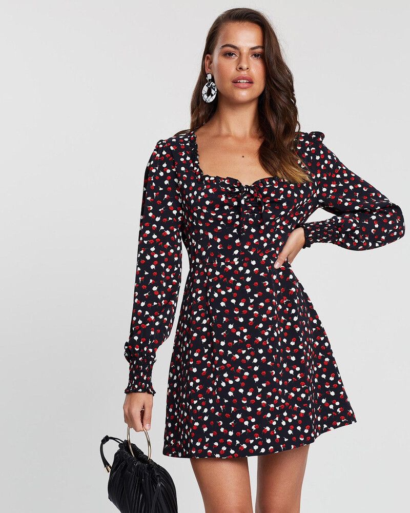 Dazie Volume Sleeve Dress