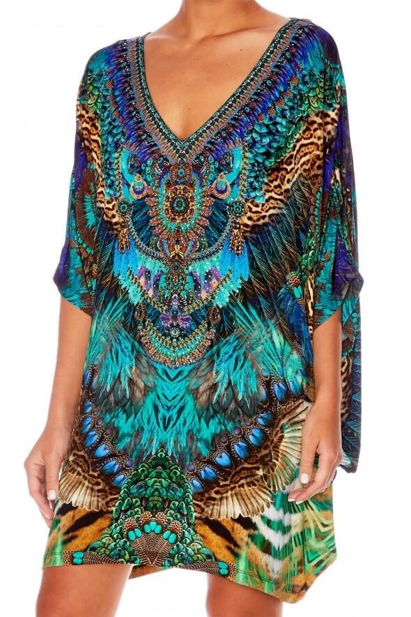 Camilla 'THE CREATOR' Bat Sleeve Dress - Sz O/S