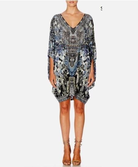 Camilla 'HUSH HUSH' Bat Sleeve Dress - Sz O/S