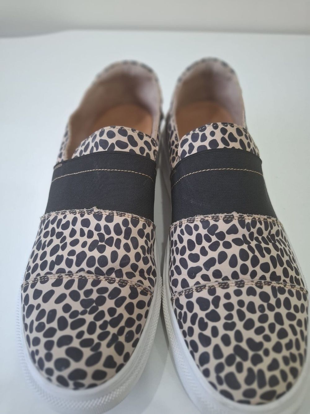 Alfie & Evie Leopard Print Sneakers