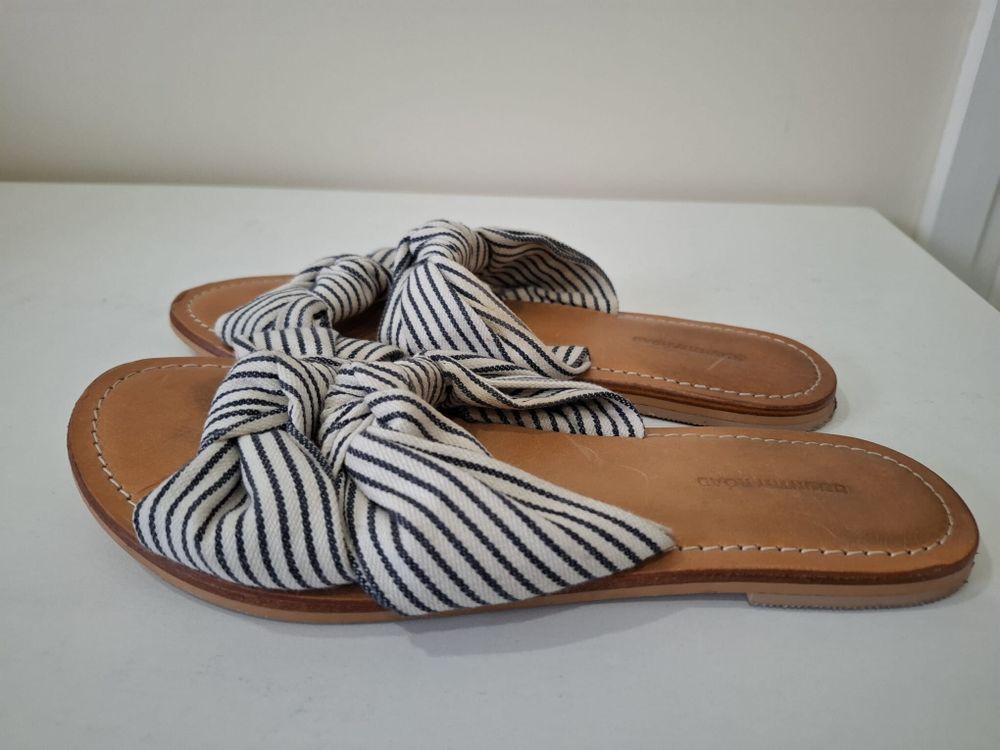 Country Road Stripe Slides Size EU 38