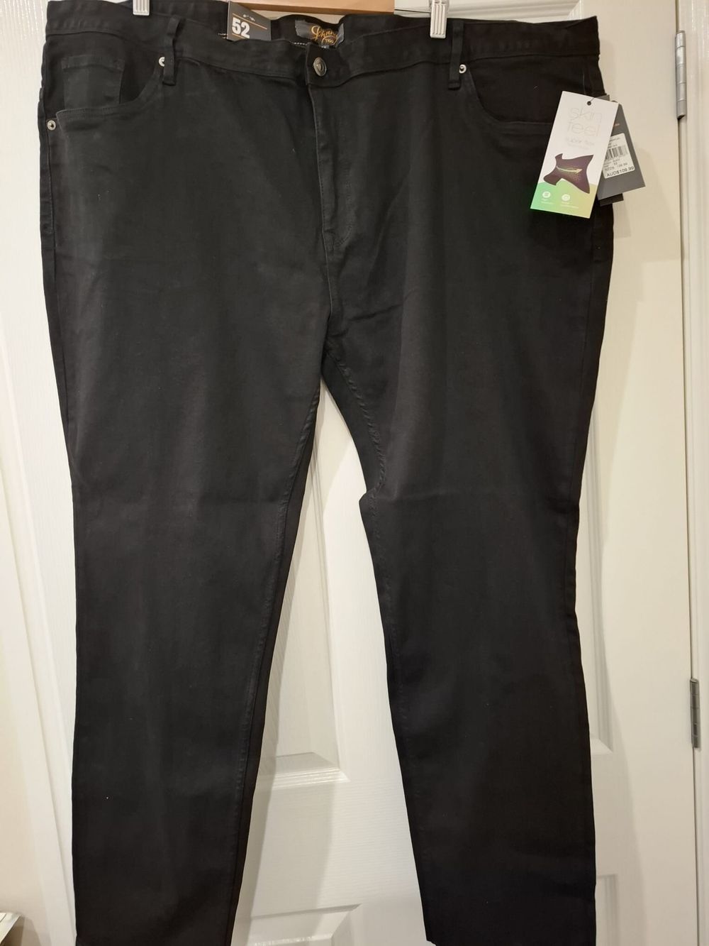 NEW Johnny Bigg Black Jeans – Size 52 – Slim Fit – RRP $139.99