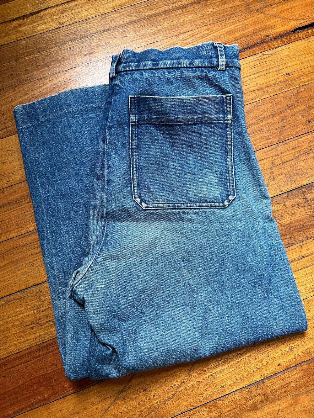 Acne Studios crop wide leg jean