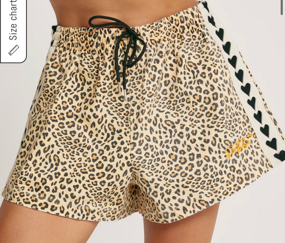 Sabbi Leopard Drill Shorts
