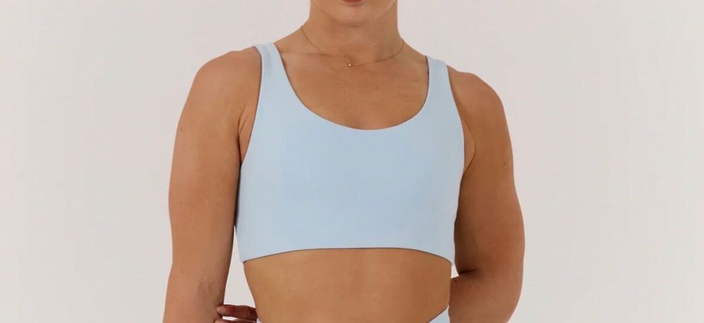 Muscle Republic Blue Sports Bra
